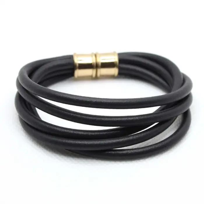 Bracelet à Breloques Gothique en Caoutchouc Fait à la Main pour Femme, Accessoire de Styliste, Cadea
