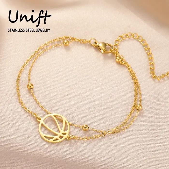 Bracelet en acier inoxydable JOBracelets pour femmes, design sportif et élégant, cadeau pour occasions spéciales
