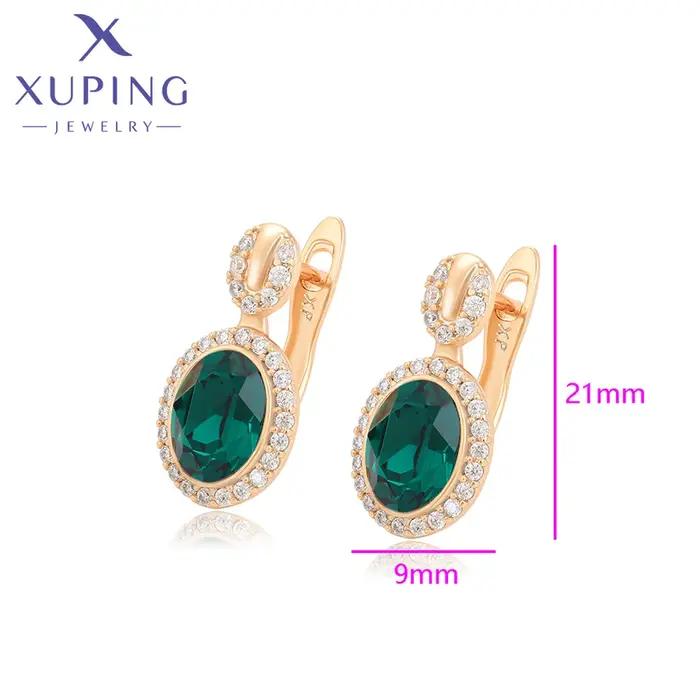 Boucles d'Oreilles Créoles en Cristal pour Femmes Style Décontracté Occasions Spéciales Cadeau Anniversaire