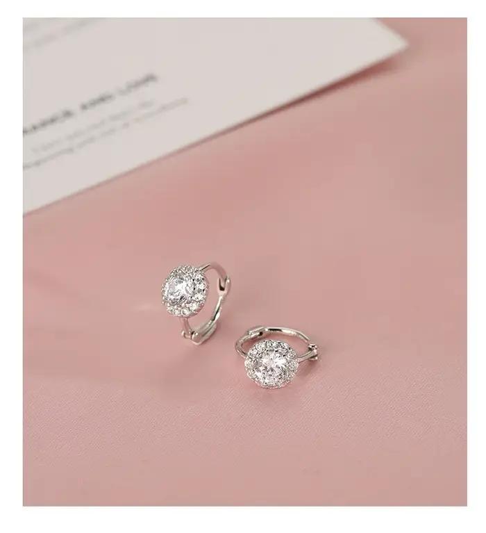 Boucles d'oreilles rondes bohème en argent Sterling 925 véritable pour femmes