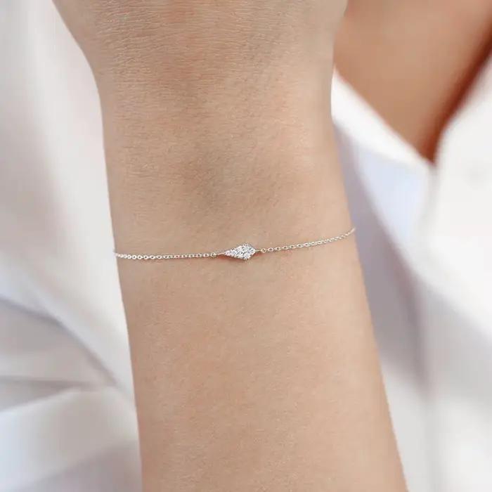 ROXI Mini cerf-volant motif Micro incrusté Zircon mignon femmes Bracelets 100% 925 argent Sterling exquis luxe bracelet cadeau de mode