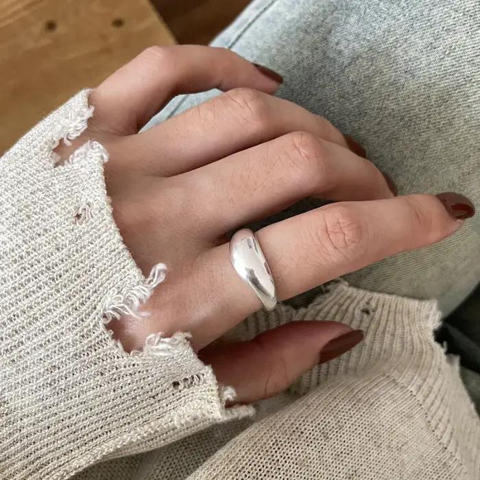 Bagues de fiançailles en argent Sterling 925 pour femmes