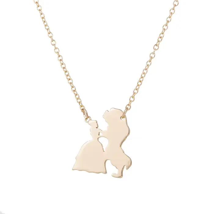 Nouveau Collier La Belle et la Bête 2025 pour Femme