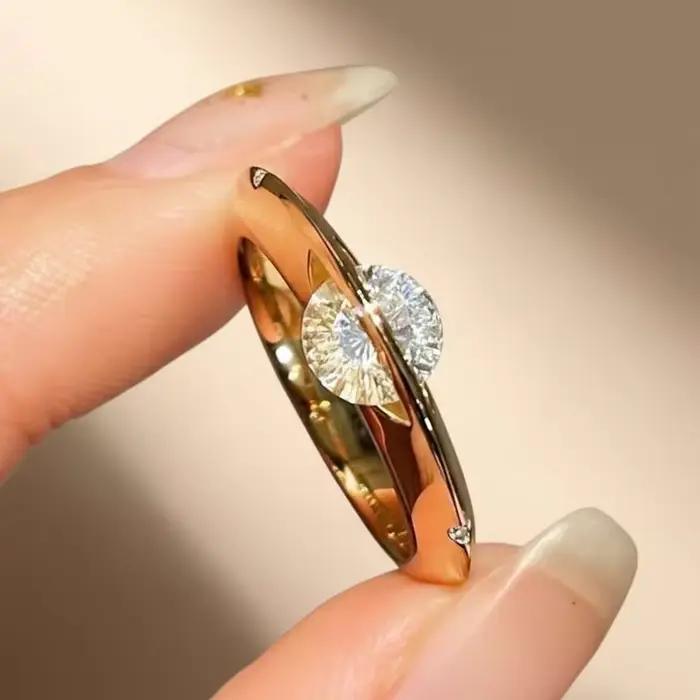 Bague en argent Sterling 925 personnalisée avec zircon, bijoux de haute qualité pour femmes, cadeau