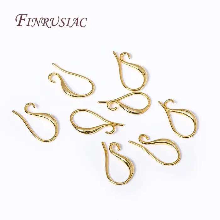 Fil d'oreille plaqué or 18 carats avec boucle extérieure