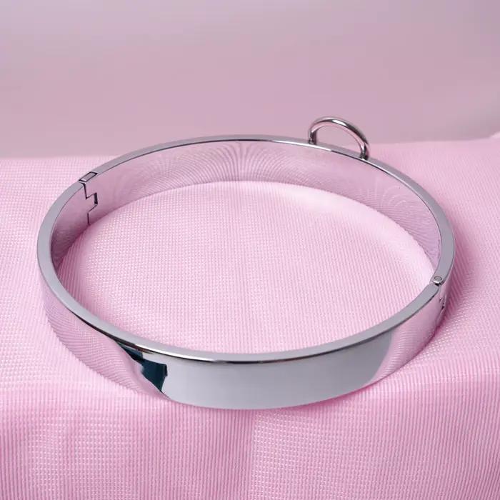 Collier BDSM en métal, collier de bondage pour esclave, 2 tailles, collier de cou pour jeu de rôle sexuel, collier pour femme, jouets de bondage BDSM.