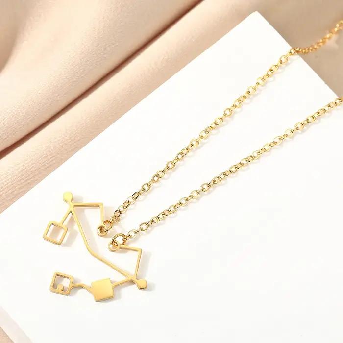Kinitial-Collier Coeur d'Etheria en Acier Inoxydable, Bijoux Sécurisés de She-ra, Cadeau de Noël pou