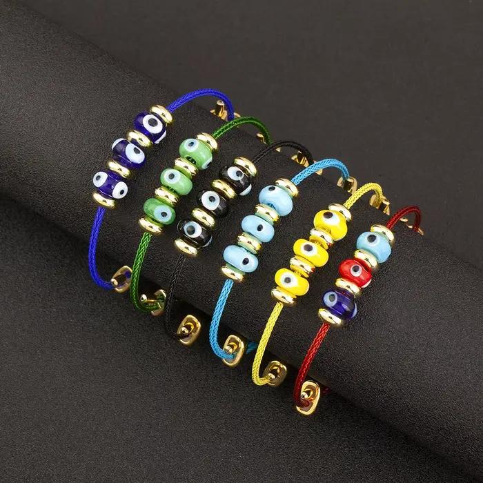 Bracelet Mauvais Œil Turc en Zircone Cubique pour Femmes, Polyvalent et Élégant pour Toutes les Occasions