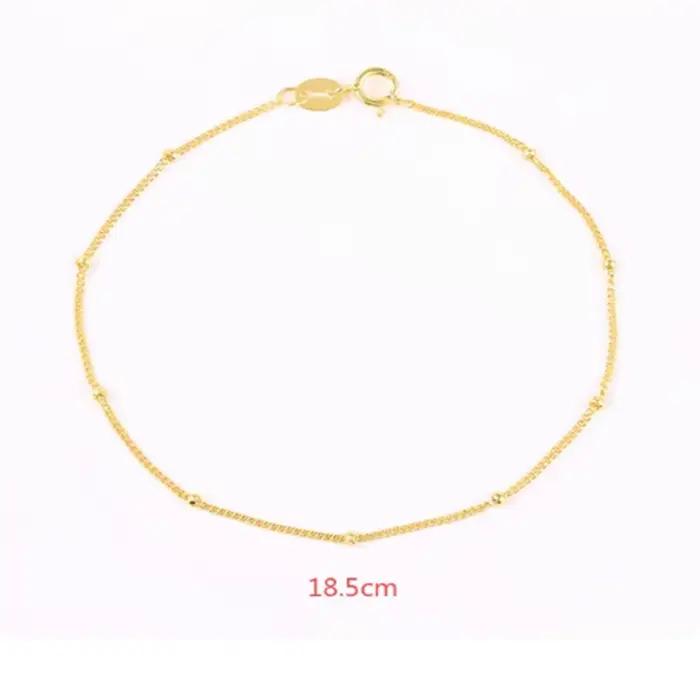 Aide-Bracelets à main perlés minimalistes pour femme, argent 925, bijoux à la main et bague, bijoux