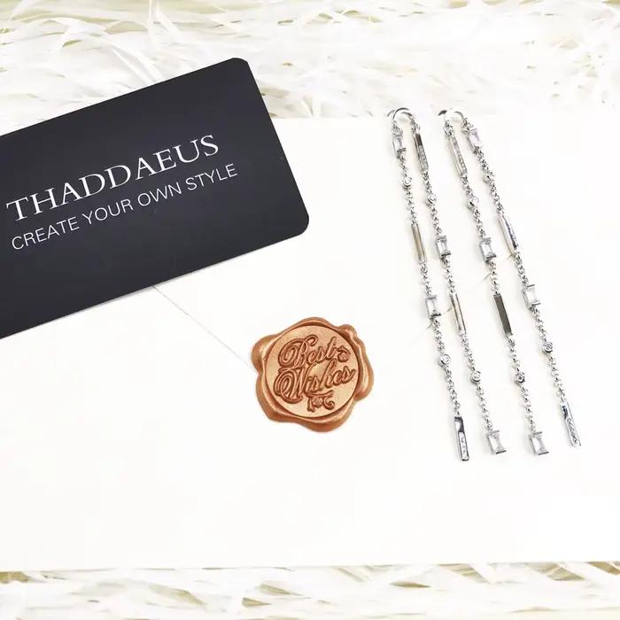 Boucles d'oreilles pierres angulaires coupe Baguette, bijoux longs et glamour pour femmes, cadeau d'été en argent Sterling 925