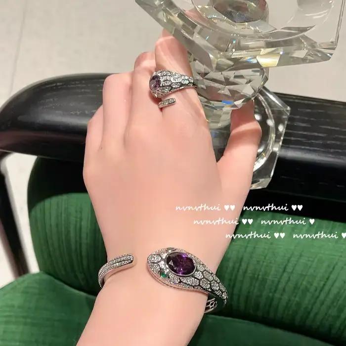 Ensembles de bijoux en argent regardé 925 pour femmes