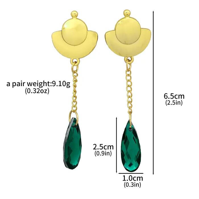 Collier et boucles d'oreilles pour femmes et filles