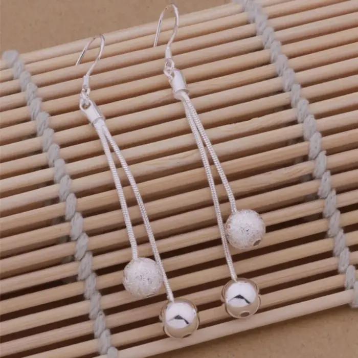 Nouvelles boucles d'oreilles en argent sterling 925