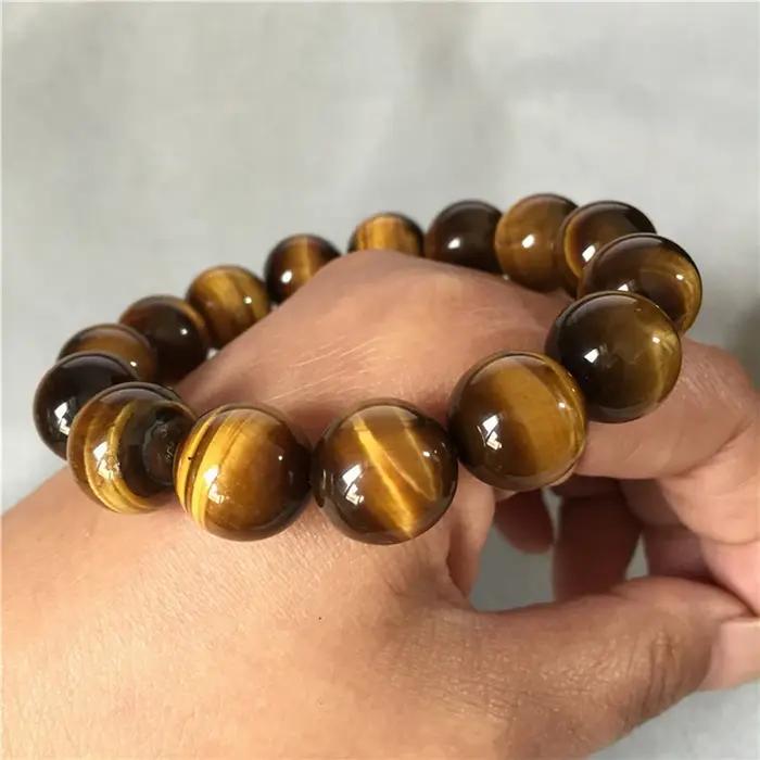 Bracelet en œil de tigre tendance pour homme et femme