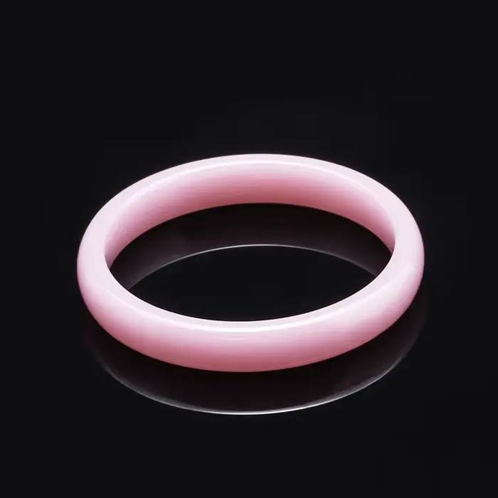 Bague en céramique blanche rose noire bleue romantique pour mariage occasions spéciales femmes hommes