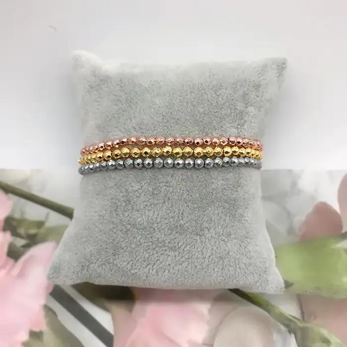 Ensemble de bracelets bohémien en perles de riz pour femmes, réglables, tissés à la main, géométrie,