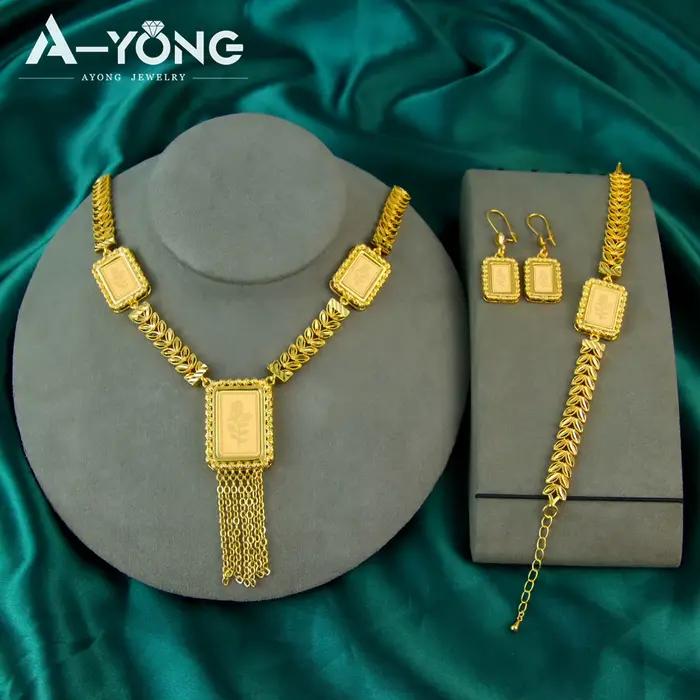 Ensemble de bijoux de mariage de luxe