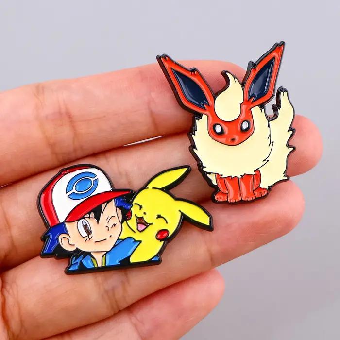 Eevee – broche en émail pour femmes, broches de jeu animé Kawaii, épingles à revers, Badges de chose