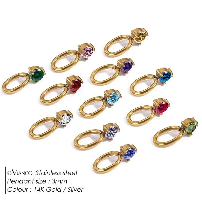 EManco – pendentif en cristal et Zircon pour femmes