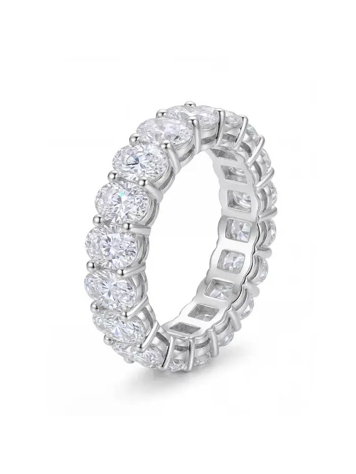 Bague en argent Sterling 925 sertie de zircon original élégante pour femmes occasions spéciales fiançailles mariage