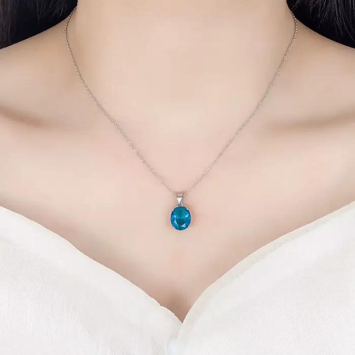 Ensemble de bijoux en argent sterling 925 sertie de zirconium blanc pour femmes, parfait pour les occasions spéciales comme les mariages, fiançailles et anniversaires