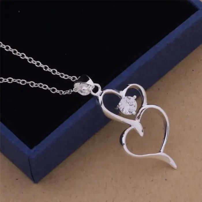 Collier pendentif en argent sterling 925 pour femmes