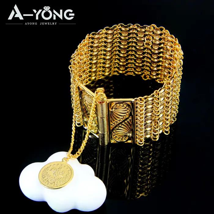 Bracelet manchette de mariage de luxe algérie