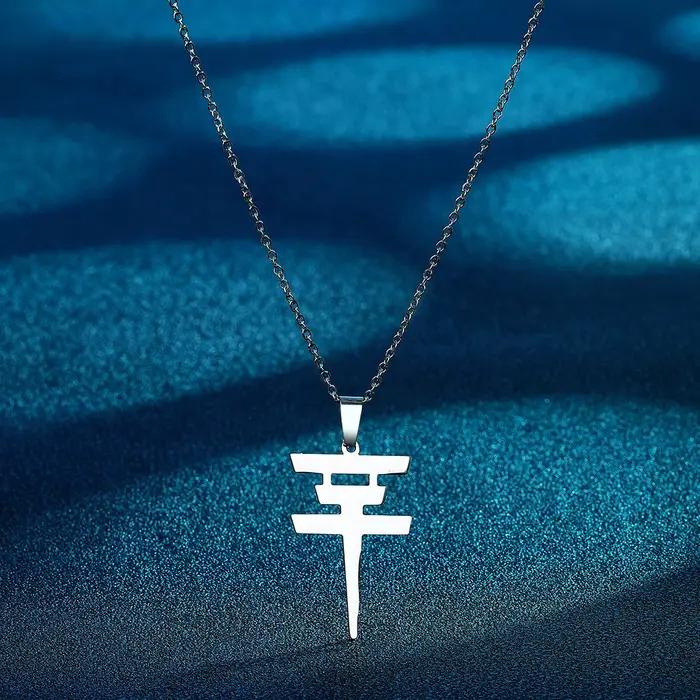 Tokio hôtel pendentif collier pour hommes femmes Kpop collier Collares Para Mujer tour de cou en aci