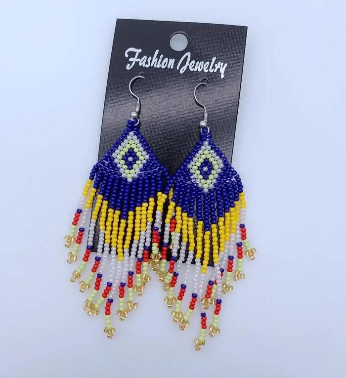 Boucles d'oreilles à franges style bohémien