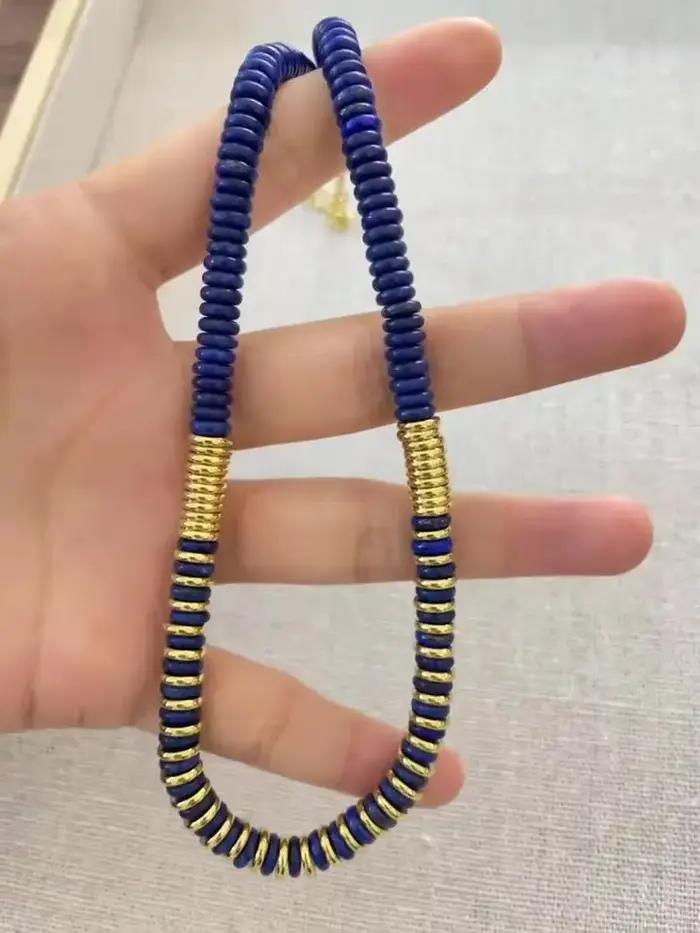 Collier de perles frisbee haut de gamme