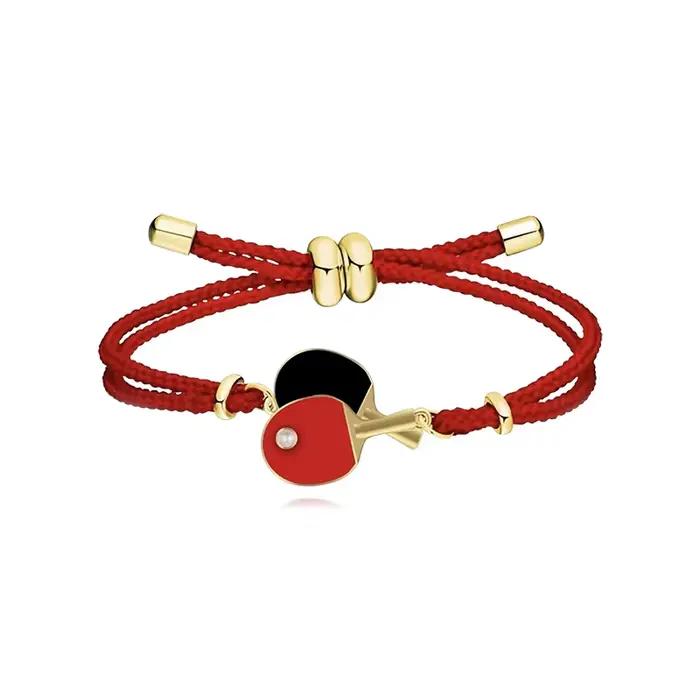 Bracelet Souvenir de Tennis de Table pour Femme – Bijou Polyvalent au Design Unique et Personnalisé