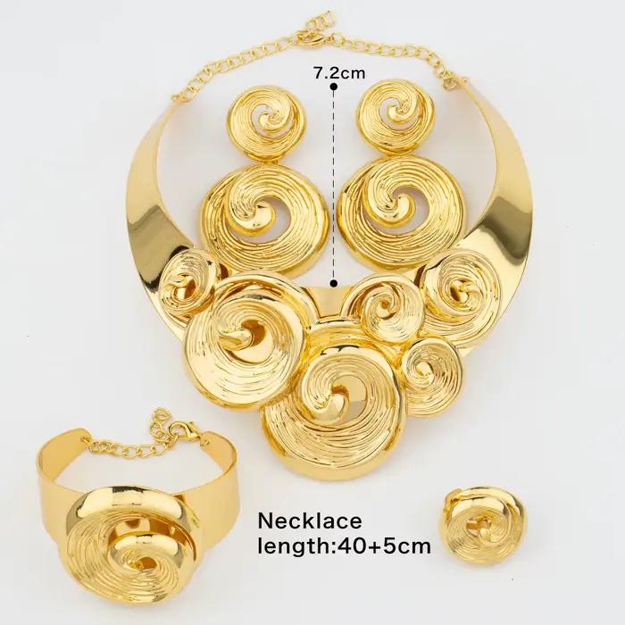 Grand ensemble de bijoux de dubaï pour femmes