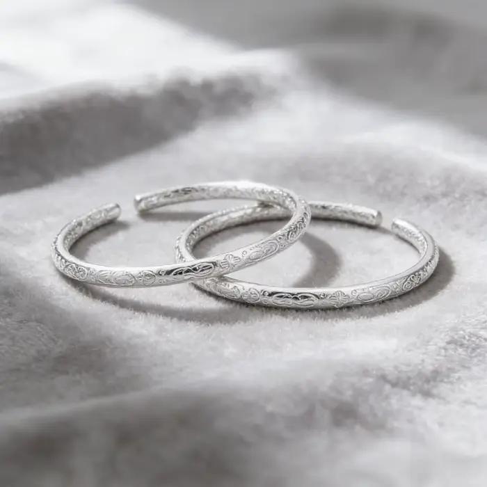 Bracelet en argent Sterling 925 à motif Floral pour femmes, bijoux simples à la mode pour fête d'anniversaire, mariage, anniversaire, cadeau