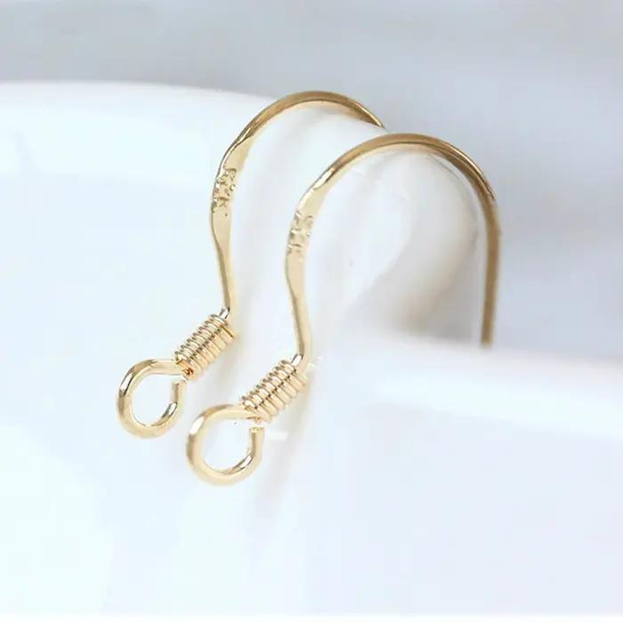 Boucle d'Oreille Élégante en Argent Sterling S925 avec Crochets DIY Idéale pour Créateurs et Collectionneurs Occasions Spéciales