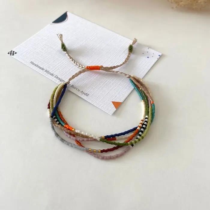 KKBEAD Bracelet empilable multicouche bohème Boho bijoux pour femmes Miyuki perles de rocaille Pulseras Mujer