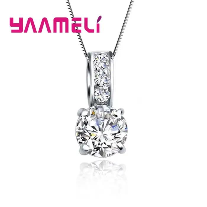 Ensemble de bijoux en argent regardé 925 pour femmes et filles