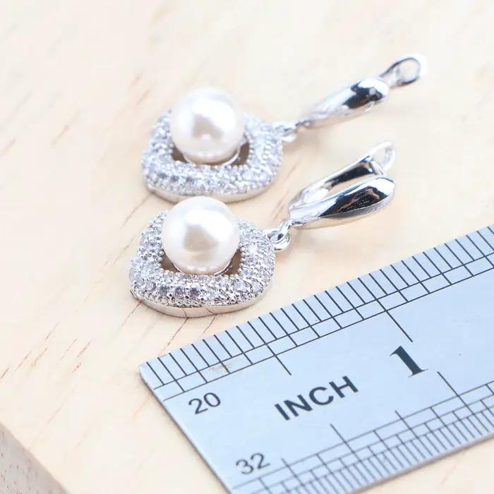 Ensemble de Bijoux en Perles Naturelles en Argent 925