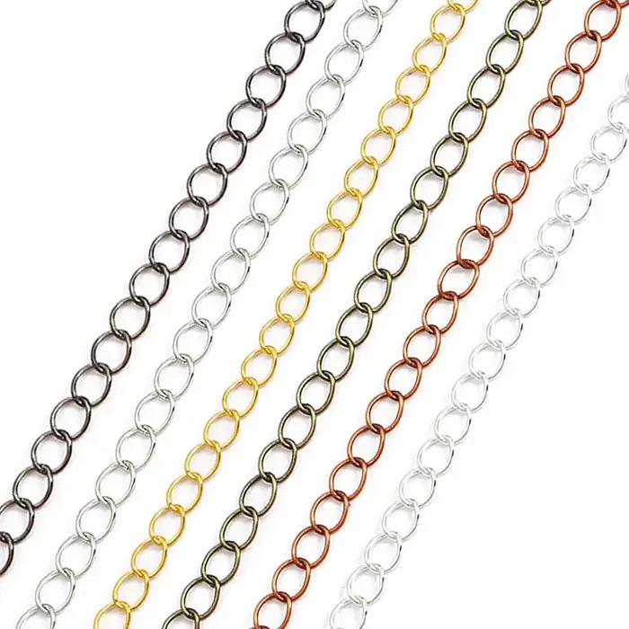 Collier d'Extension de Bague JOFor Chaîne DIY Taille Personnalisée pour Créations Bijouterie Occasions Spéciales