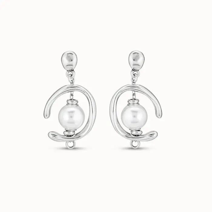Boucles d'oreilles circulaires rétro élégantes, accessoires d'oreille de bijoux fins pour femmes avec un Design artistique détaillé
