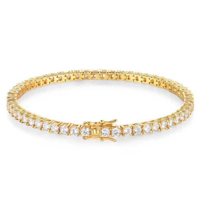 Bracelet de Tennis Moissanite D VVS1