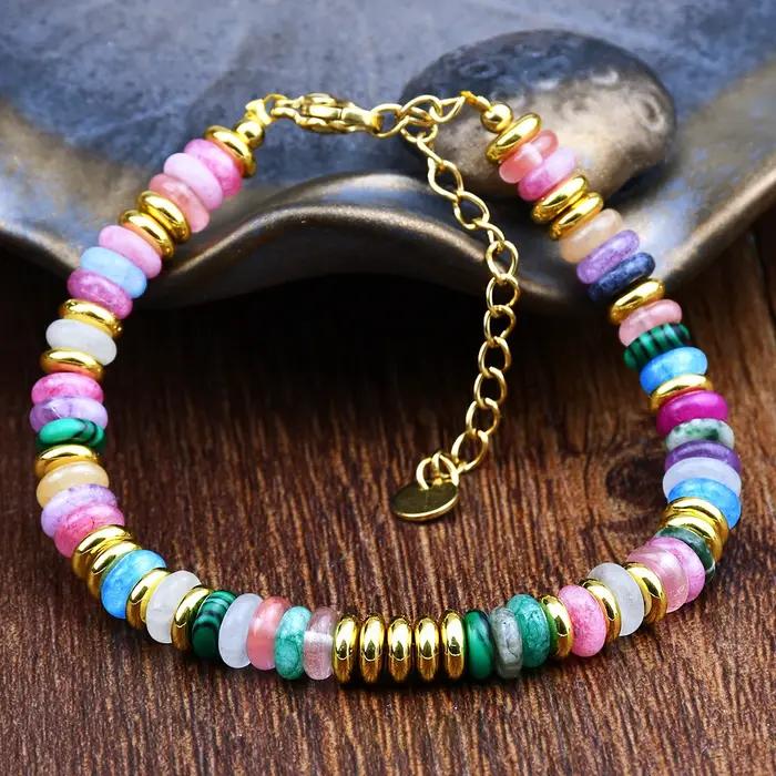 Bracelet de perles en pierre naturelle pour femmes