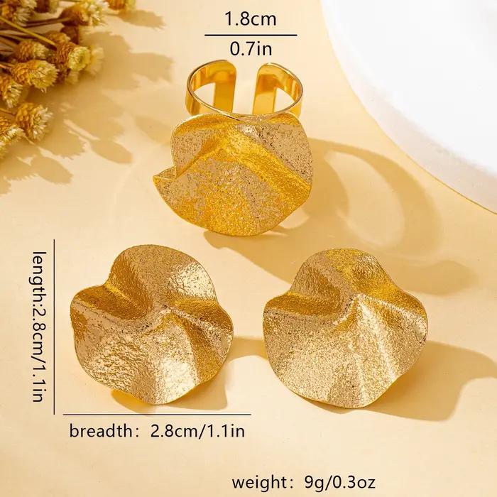 Ensemble de bijoux pour femmes : Formes géométriques irrégulières
