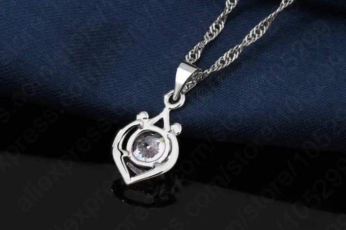 Charmant ensemble de bijoux de luxe élégant avec pendentif en strass comprenant des ensembles de collier/boucles