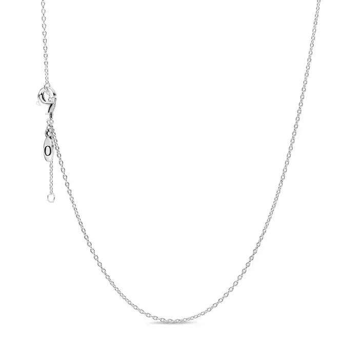 925 argent sterling nouveaux bijoux pour femmes collier en or rose peut être conçu avec un collier p