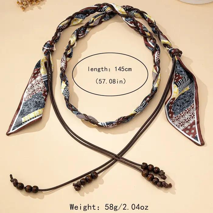 Un collier pour femme de style bohème ethnique haut de gamme