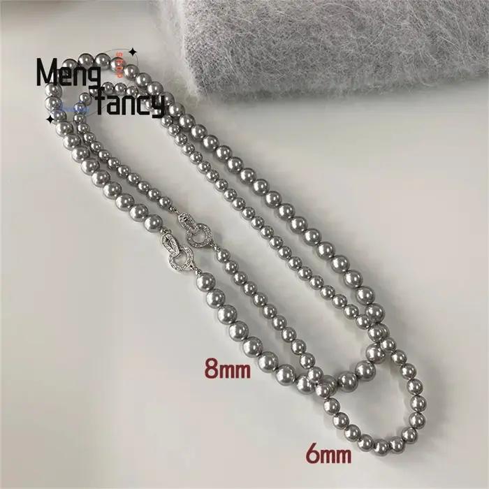 Colliers de perles d'eau douce naturelles élégants pour femmes occassions spéciales bijoux fins à la mode