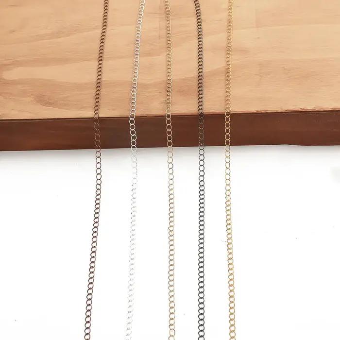 Collier d'Extension de Bague JOFor Chaîne DIY Taille Personnalisée pour Créations Bijouterie Occasions Spéciales