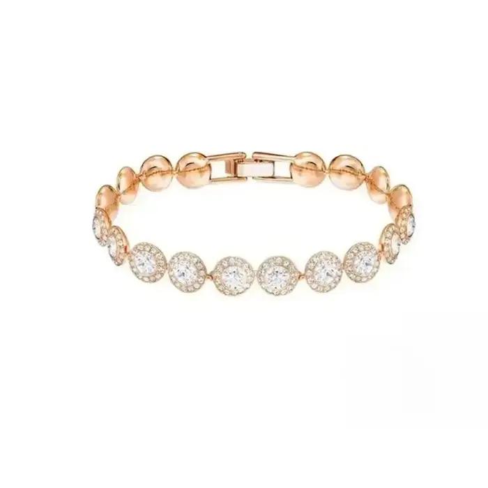 Ensemble de bijoux rond 2026, boucles d'oreilles, bracelet, collier uniques, pour le quotidien, les