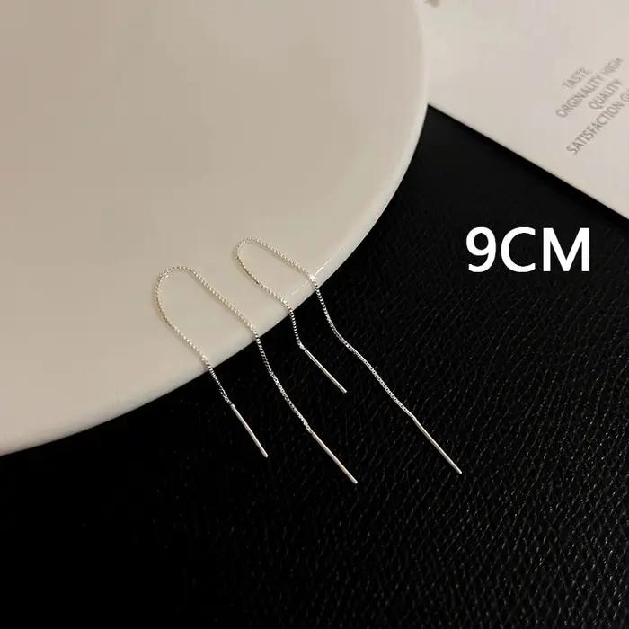 Boucles d'oreilles minimalistes à franges longues et ondulées pour femmes, nouvelles boucles d'oreil