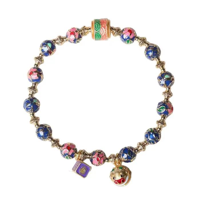 Bracelet en émail cloisonné